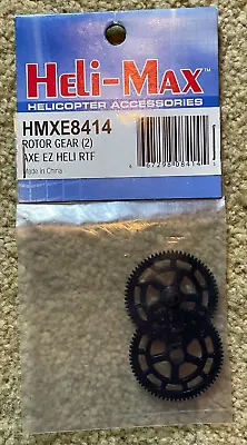 NEW Pkg HeliMax Rotor Gear Axe EZ Radio Control Helicopter Pair HMXE8414 R/C RC • $8.53