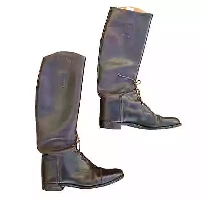 Marlborough English Leather Riding Boots Women's UK Size 8.5 US 10.5 196 LTD C  • $79