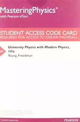 Mastering Physics With Pearson - Printed Access Code By Young Hugh D. - New A • $36.14