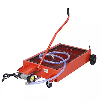 $271.39 • Buy 17 Gallon Oil Drain Tank With Electric Pump, Portable Low Profile Oil Drain Pan