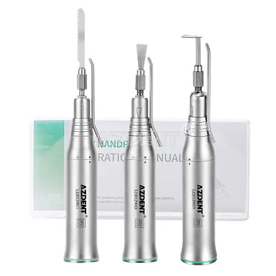 Dental 4:1 Reduction Green Micro Saw Straight Handpiece 3 Blades Reciprocating • $209