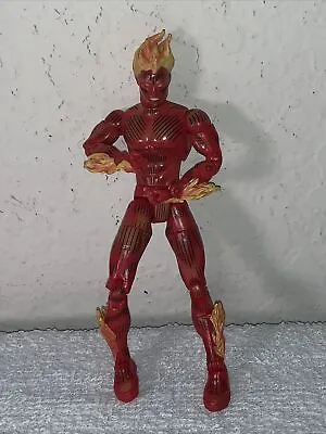 MARVEL LEGENDS Toybiz HUMAN TORCH Series 2 6  Action Figure 2002 More In Store • $15.98