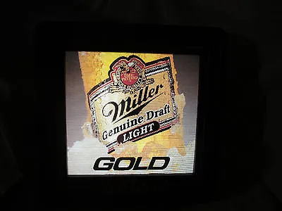 1990 Miller Genuine Draft & Draft Light Tascolite Motion Lighted Sign MAN CAVE • $149.99