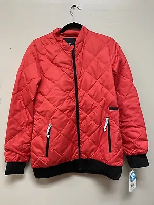 Volcom Women Casco Down Puff Snowboard Jacket (S) Red #MLH • $45