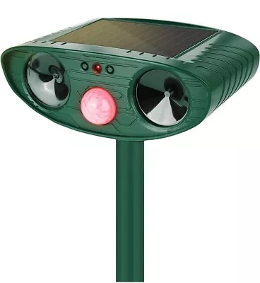 Sailhome Solar Ultrasonic Rat Squirrel Deer Raccoon Skunk Rabbit Mole Repellent • $19.99