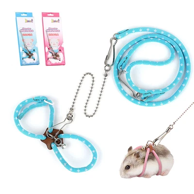 £3.83 • Buy Small Animal Harness Leash Rope Adjustable Walking Vest Rabbit Hamster Squirrel