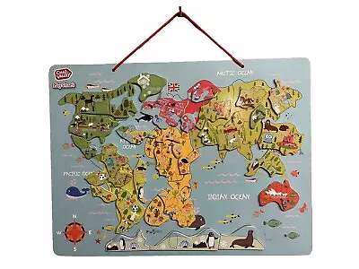 World Map Magnetic PlaySmart Chad Valley Brand New Unopened Educational • £7.99