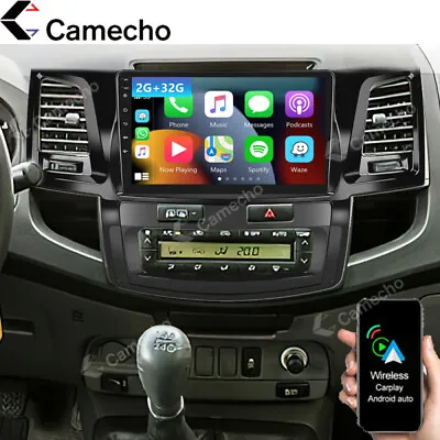 Android 11 Car Stereo Radio CarPlay Auto GPS For Toyota Fortuner Hilux 2005-2014 • $129.99