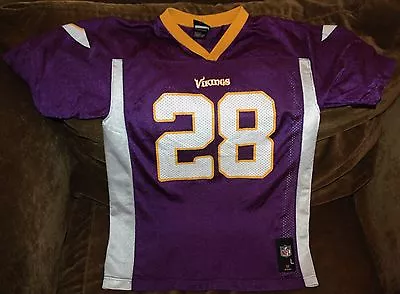 Adrian Peterson Jersey! Minnesota Vikings Youth Large NFL Vintage Throwback NFL • $18
