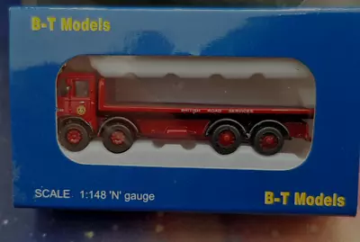 N Gauge BT Models Vehicle - Foden DG6 Flatbed British Road Services 1948-1958 • £9.50