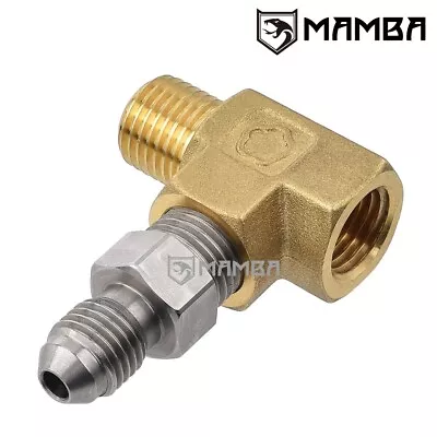 Brass Engine Turbo Oil Pressure Sensor Adapter Ford Falcon XR6 Barra BA BF FG AU • $44.60