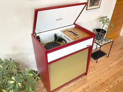 Vtg 50s Magnavox Tube Record Player Stereo Console Mid Century Modern Jimmy O • $1