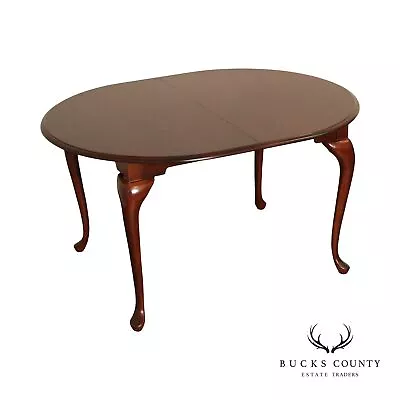 American Drew Vintage Queen Anne Style Oval Cherry Dining Table • $895