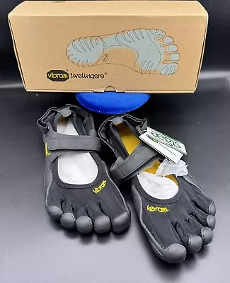 New Men's Vibram FiveFingers M118 Sprint Shoes Size 44 Black/Black • $59.99