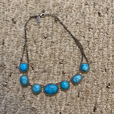 $7.99 • Buy American Eagle  Turquoise Necklace