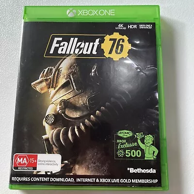 Fallout 76 | Xbox One Game (Plays On Series X) | Australian Seller | No Manual • $9.25