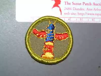 Boy Scout Merit Badge Wood Carving Circa '59-'69 2872M • $2.95