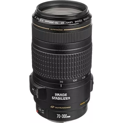 (Open Box) Canon EF 70-300mm F/4-5.6 IS USM Telephoto Zoom Lens • $280
