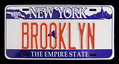 Ny Auto Front Novelty License Plate   Brooklyn   New York  The Empire State • $24.99