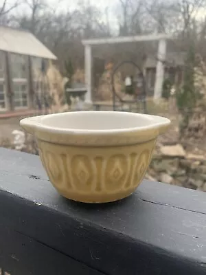 Mason Cash Tannish Yellow Embossed Mixing Bowl - 4.75”Lx4”Wx2.5”H • $8.99