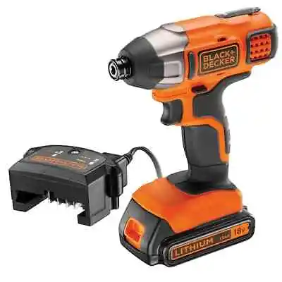 BLACK+DECKER 18V Cordless Compact Impact Driver BDCIM18C1Q-GB • £45.82