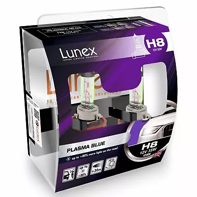 Lunex Plasma Blue H8 Car Headlight Bulb 4200K (Twin) • £13.07