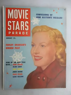 Movie Stars Parade Magazine - January 1951 Issue - June Haver Cover • $9.99