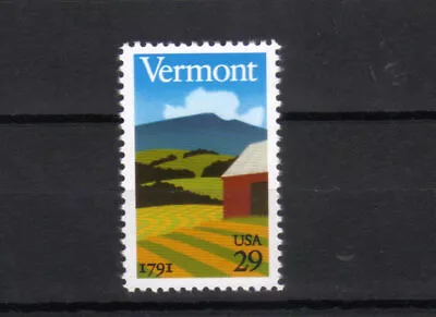 USA - 1991 BICENTENARY OF VERMONT STATEHOOD MINT NEVER HINGED SG 2560 Sc 2533 • $1.50