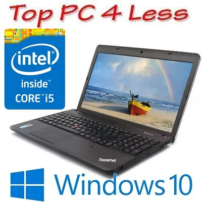 Lenovo ThinkPad E540 Intel I5 4210M 8G 500G DVDRW WiFi 15.6  HDMI Win 10 Pro • $129