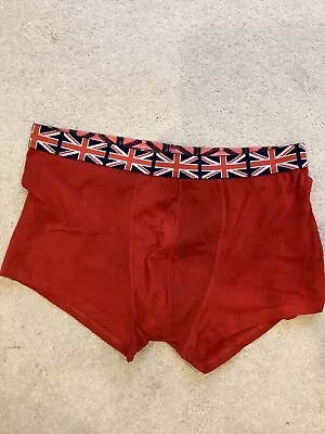 1 Pair Boxer Briefs Men’s Underwear Union Jack Pattern Boxer Shorts • £5