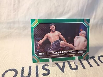 2024 Topps Chrome UFC Yair Rodriguez Green Refractor/99 • $1.25