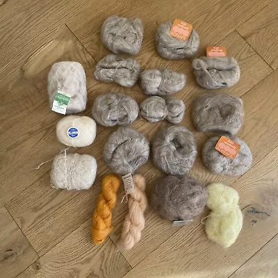 VTG Lot Of 18 Mohair Yarns Kid Mohair Blends Adriafil Misc. • $45