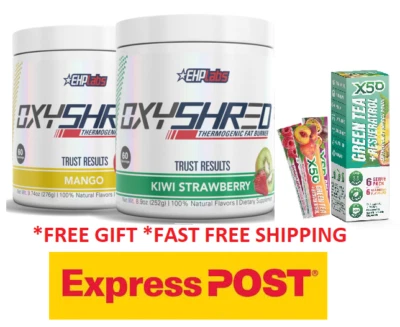 $124.95 • Buy Oxyshred Ehplabs/thermogenic Fat Burning Weight Loss/fat Burning Twin Pack