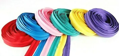 Genuine YKK Zippers Size #4.5 Nylon Coil/Continuous Tape Per Metre NEW COLOURS • $4.50