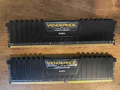 Corsair Vengeance LPX DDR4 3000mhz Dual Memory Kit - Black • $1