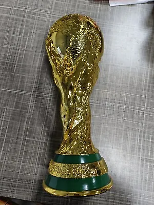 $19.99 • Buy Qatar 2022 New World Cup Soccer Trophy Golden Football Champion Award Fan USPS
