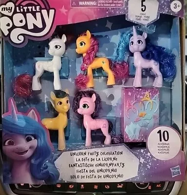 Hasbro My Little Pony A New Generation Fantastic Unicorn Party - 5 Ponies - NEW • $15