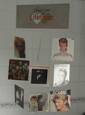 BOWIE ORIGINAL EARLY 1980s SHOP PROMO DISPLAY MOBILE FOR LIFETIMES LP REISSUES • £150