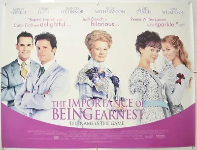 THE IMPORTANCE OF BEING EARNEST (2002) Original Quad Film Poster - Colin Firth • £10.75