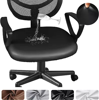 Waterproof PU Office Chair Covers Stretchable Computer Chair Protector Office De • $245.88