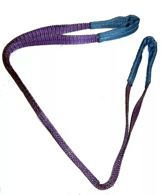 1m Polyester 2 Layer Duplex 1T Flat Lifting Sling • £5.49