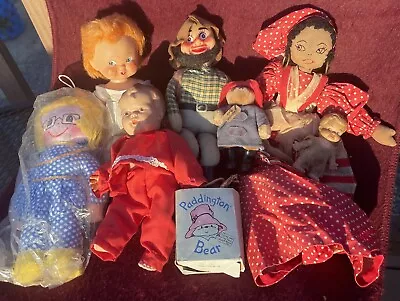 Vintage Estate Doll Lot Of 7 Cloth Plastic Baby Horsman African American Beasley • $8.99