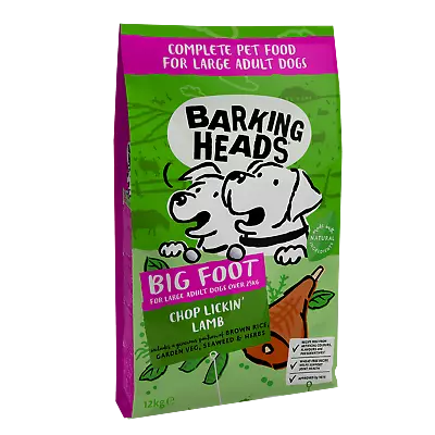 £3.20 • Buy Damaged Barking Heads Chop Lickin' Lamb For Large Dogs Dry Dog Food - 12kg