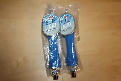 2 Labatt Blue Light Beer Pull Tap Handle Knob Kegerator 11.75  Tall - NEW  -  B • $39.95