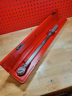 MAC Tools TW150FR 1/2  Drive 10-150 Ft-lb Click-Type Torque Wrench W/ Case • $109.99