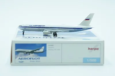Aeroflot Russian Airlines	Boeing 767-300 Herpa Wings	513081 (Scale 1:500) • $59.99