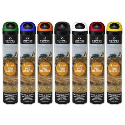 £9.45 • Buy Soppec Line Marking 750ml Aerosol Spray Paint Survey Marker Car Park Sports Road