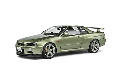 Solido 1:18 Scale Nissan GT-R (R34) Green 1999 - 1804308 • £55.95