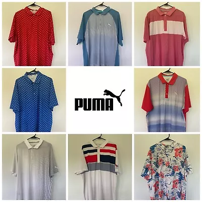 Lot Of 8 Puma Golf Polo Shirts Climalite Bundle - Men’s Size XL • $84.99