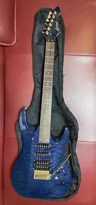 Electric Guitar Aria Pro Ⅱ Magnum Series Blue Quilted Top SN S98120109 Korea • $545